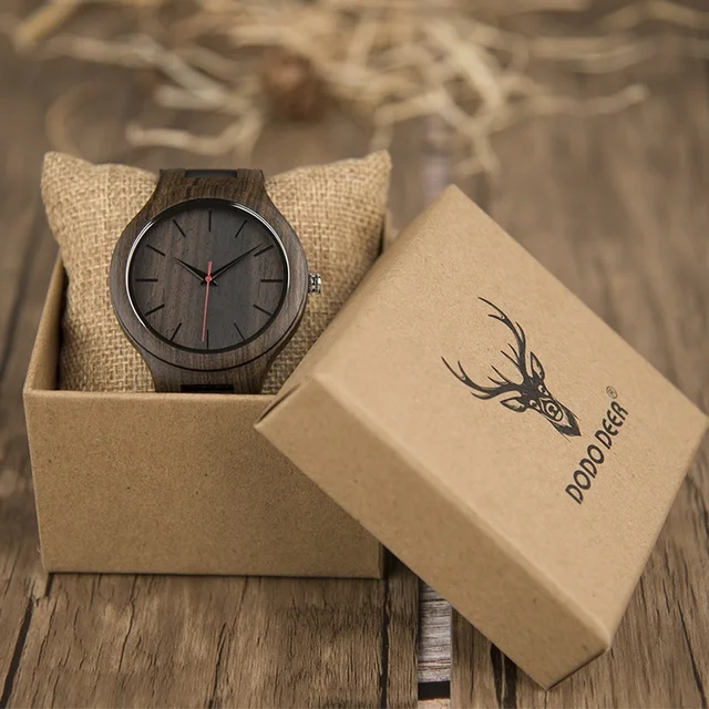 Reloj de madera - Modelo Navarro Elite Dark