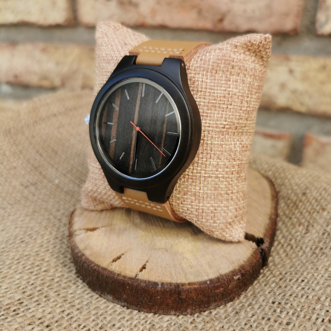 Reloj de madera - Modelo Navarro Elite Brown