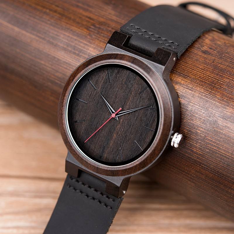 Reloj de madera - Modelo Navarro Dark