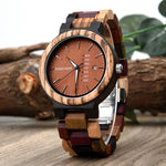 Reloj de madera - Modelo Mars