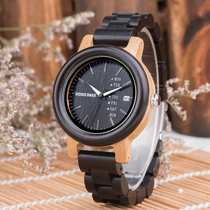 Reloj de madera - Modelo Rok