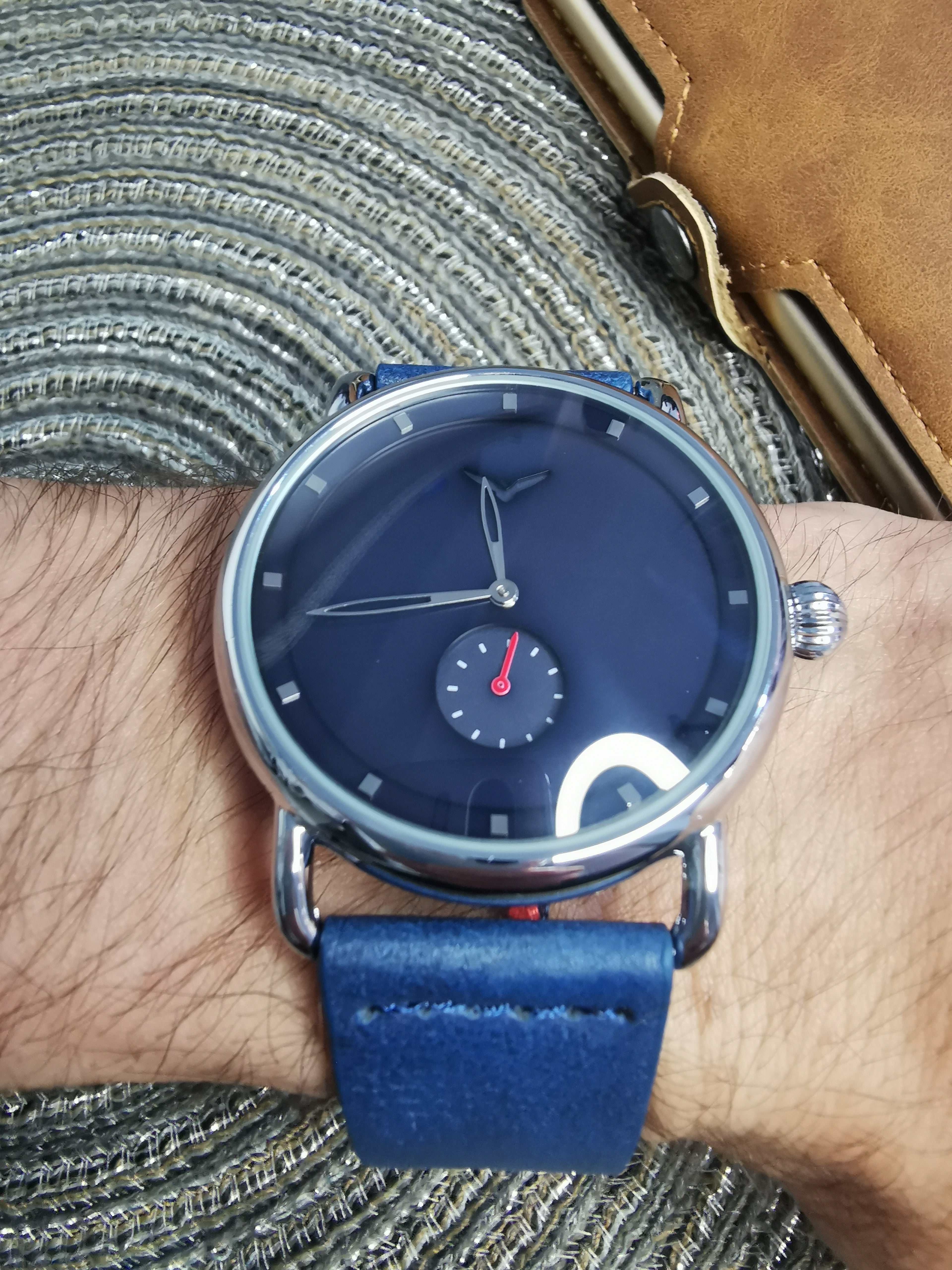 Reloj de acero - Modelo Space Blue