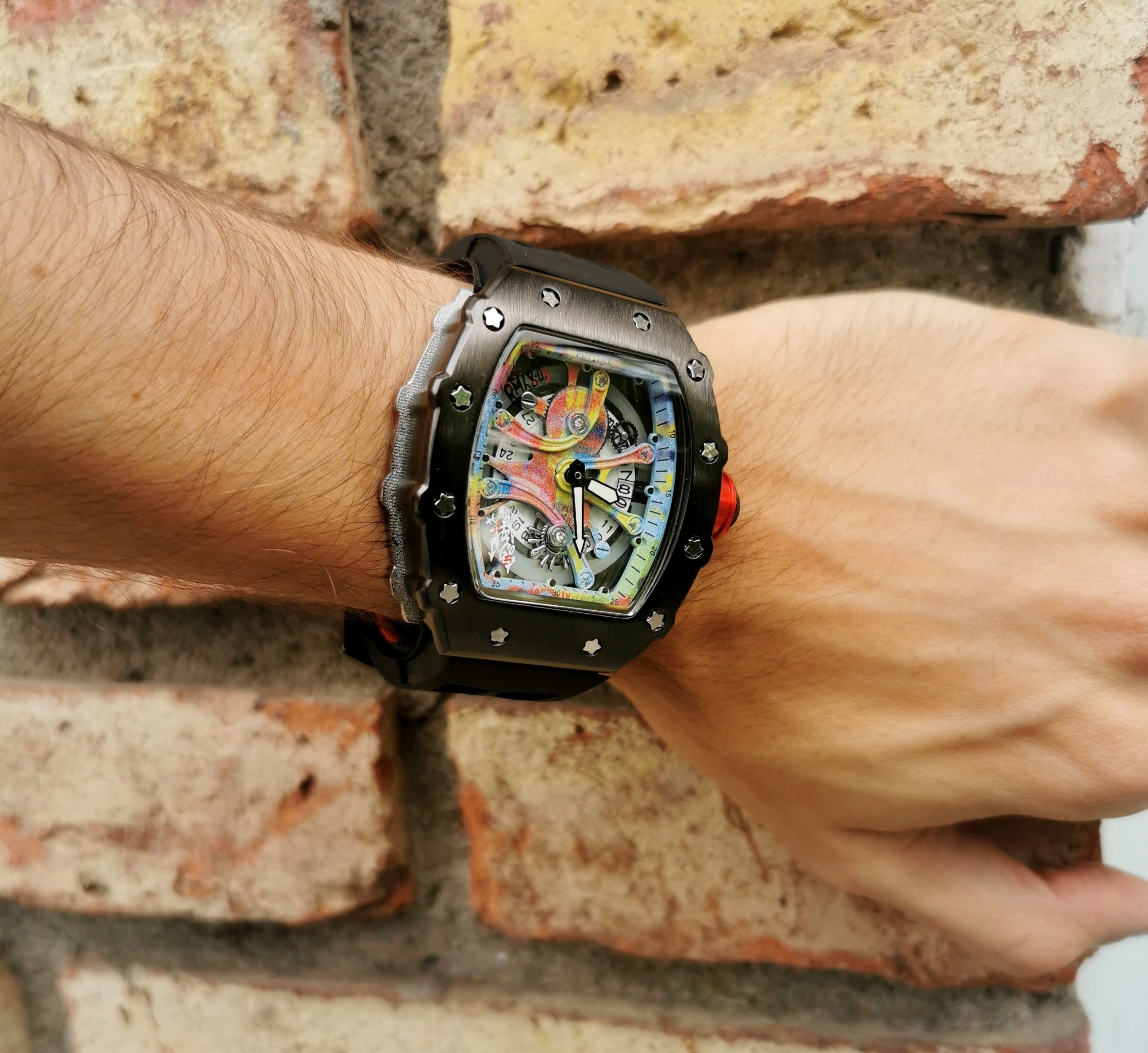 Reloj de acero - Modelo Graffiti