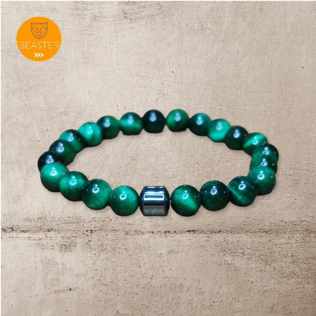 Pulsera Stone - Green Tiger